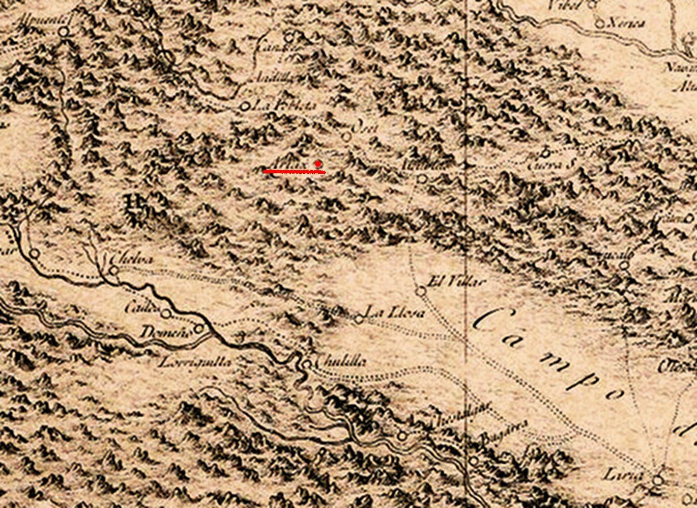 Lugar del mapa donde aparece Artax