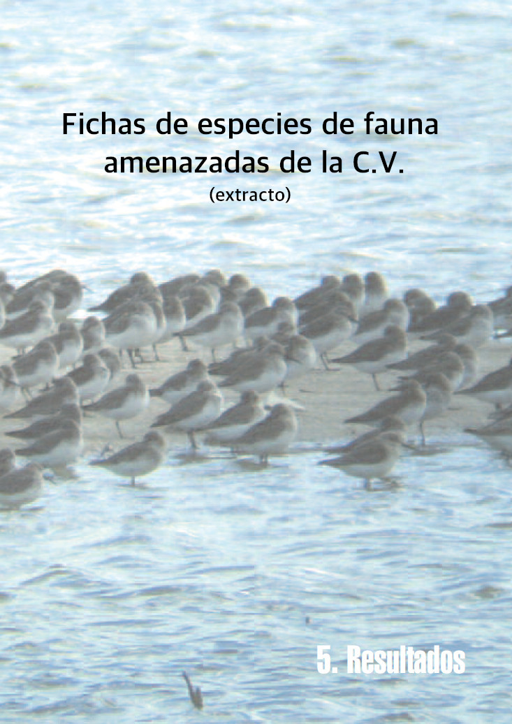 Fichas de especies de fauna amenazadas de la Comunidad Valenciana