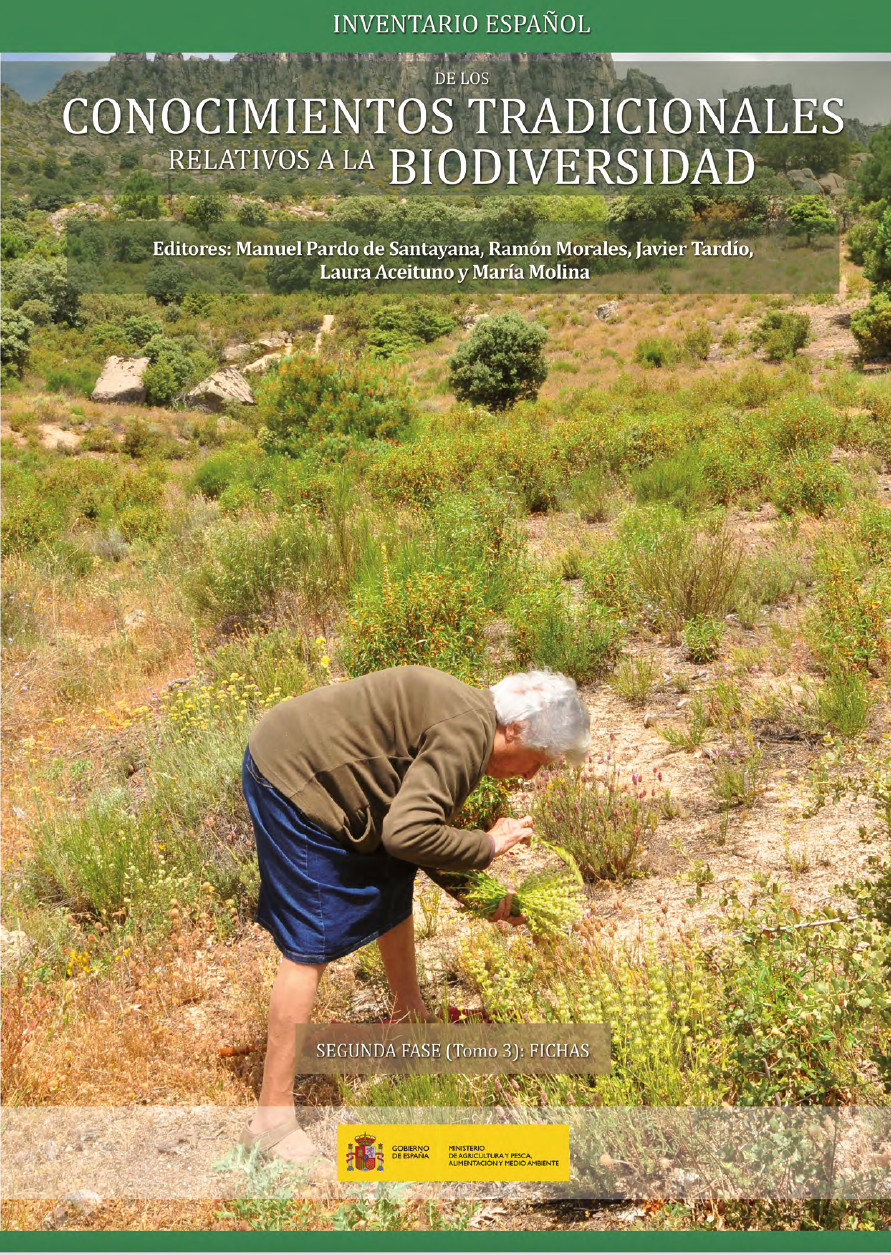 Inventario Conocimientos tradicionates relativos a la biodiversidad tomo 3