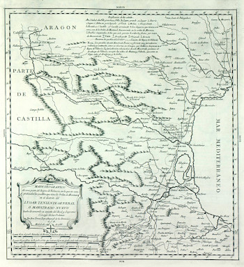 Mapa del Maestrazgo Nuevo de Tomás López (1786)